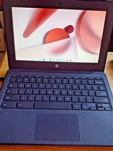 HP Chromebook 11A G6 EE 6KJ19UT#ABA 11.6-in AMD A4 4GB 16GB RUNS WELL CLEAN - Photo 1/10