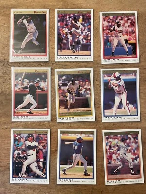 1991 O-Pee-Chee Premier Baseball - You Pick! Barry Bonds, Rickey Henderson, more - Image 1 of 4