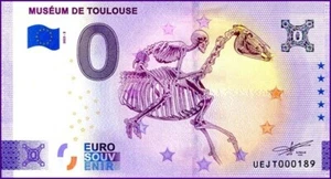 UEJT / MUSEUM DE TOULOUSE / BILLET SOUVENIR 0 € / NULL EURO-SCHEIN / 0 € 2023-2 - Picture 1 of 1