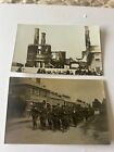 Canterbury: 2 Copy Photos -  Sturry Road Fire at Rising Sun P.H. 1907/ Military