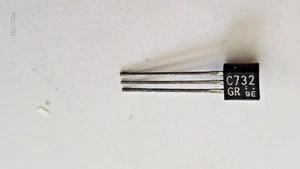 TOSHIBA TRANSISTOR 2SC732 USED IN VARIOUS APPLICATIONS - Picture 1 of 1
