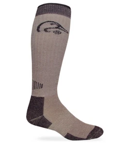 Ducks Unlimited Outdoor Merino Wool Cushion Tall Long Heavyweight Boot Socks - Picture 1 of 8
