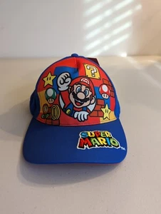 Nintendo Super Mario Bros. Baseball Cap - Youth Gamer Snapback Hat New w/ Tags - Picture 1 of 2