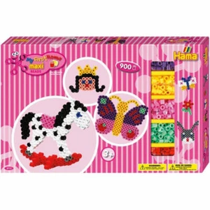 Hama Bügelperlen Maxi - Gigantische Geschenkpackung pink - 2 Stiftplatten - Bild 1 von 1