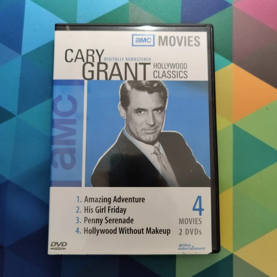 Cary Grant Hollywood Classics 4 Movies (Amazing Adventure, His Girl Friday ...) - Image 1 of 4