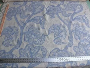 BY Yd LEE JOFA WHITCOMB.AEGEAN BLUE WHITE EMBROIDERY LINE MSRPUSD336/Y - Picture 1 of 8