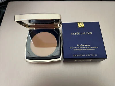 Estee Lauder Double Wear Stay In Place Matte Powder Foundation (3W1 TAWNY) NIB - Image 1 of 4