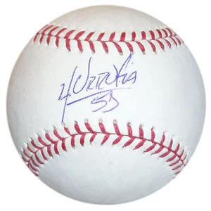 HENRY URRUTIA SIGNED OML BASEBALL MLB HOLO AUTO BALTIMORE ORIOLES NORFOLK TIDES - Picture 1 of 3