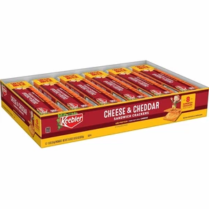 , KEB21147, galletas para sándwich de queso y queso cheddar, 12/caja - Imagen 1 de 12