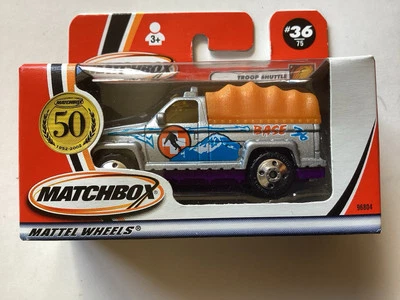 Matchbox 50 Years Matell Wheels #36 TROOP SHUTTLE - image 1 of 4
