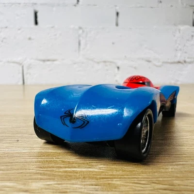 Majorette Marvel Heroes Spider-Man Personaje Coche Rojo Azul Traje 2004 Foto 1 de 4