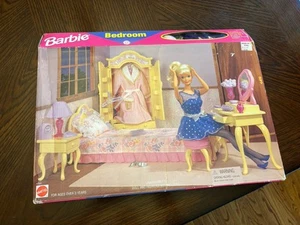 Vintage Sealed NIB 1996 Barbie Bedroom Playset Mattel 67552 - Picture 1 of 7