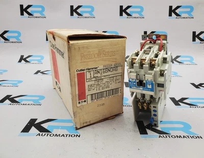 Martillo Cutler AN16BN0 Starter Tamaño 0 3Ph 600V 18A Foto 1 de 4