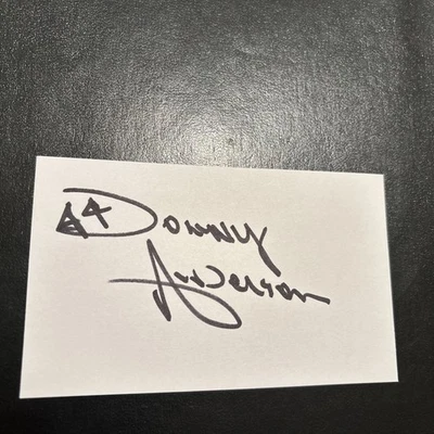 Donny Anderson (TX Tech-RB/P-CFBHOF) ‘66 Green Bay Packers, SB I & II Champ - Image 1 of 2