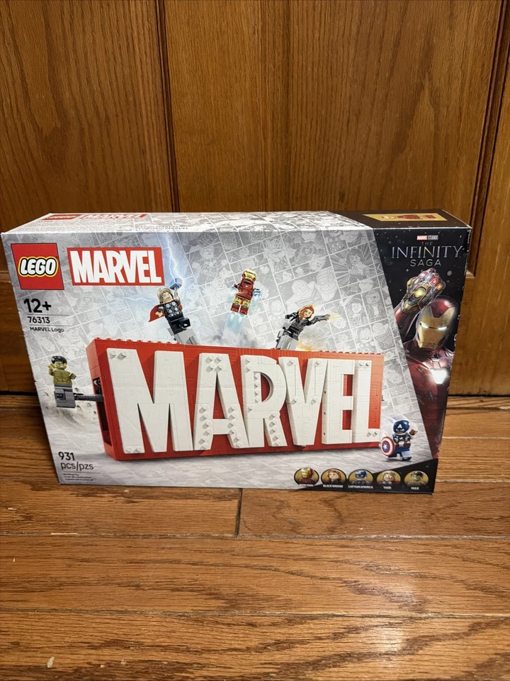 LEGO MARVEL SUPER HEROS:MARVEL LOGO & MINIATURES (76313) New Sealed C Details - Image 1 of 4