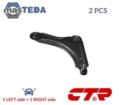 CQ0092R LH RH TRACK CONTROL ARM PAIR LOWER FRONT CTR 2PCS FOR DAEWOO NUBIRA - Image 1 of 4