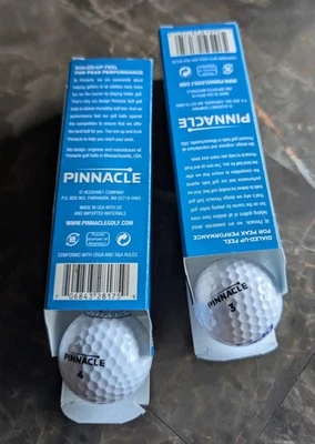 6 pelotas de golf Pinnacle Soft FEEL blancas núcleo de compresión extremadamente baja #3 y #4 nuevas Foto 1 de 4