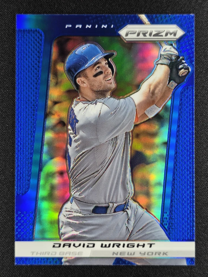 David Wright 2013 Panini Prizm Blue Retail SP #86 METS - Image 1 of 2