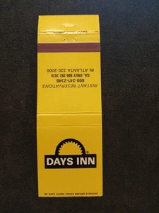 Days Inn Atlanta, GA Vintage Matchbook Cover - Picture 1 of 2