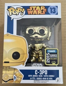 2015 SC Limited Funko Pop Star Wars/Gold C3PO 319355 - Picture 1 of 5
