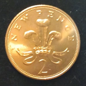 1971 2p Two Pence "NEW PENCE" Coin RARE UNCIRCULATED presented in a coin wallet - Picture 1 of 4