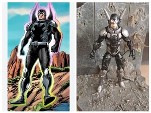 3.75" 1:18 Custom Action Figure Black Beetle DC Comics Marvel Universe - Picture 1 of 5
