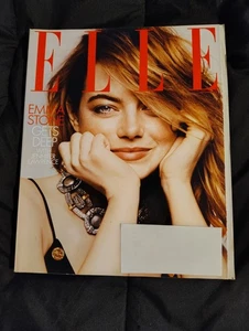 Elle Magazine September 2018 Gorgeous Emma Stone Gets Deep  w/ Jennifer Lawrence - Picture 1 of 1