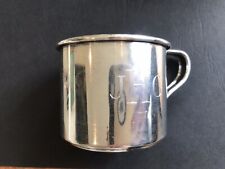Sterling Silver Baby Cup Engraved JHG, Vintage- Great Gift Idea for Newborn
