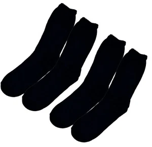 2x Pair Ladies Warm Thermal Socks Winter Warm Outdoor Tog 2.13 Thick 6-11 Black - Picture 1 of 4