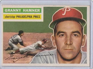 1956 Topps # 197-Granny Hamner-Phil Phillies - Picture 1 of 2
