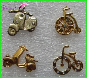 pin's Label Pin Badge Vélo Scooter Paire de lunette Cadenas serrure clé #1237 - Imagen 1 de 16