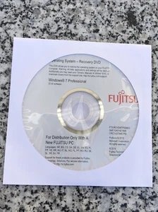Fujitsu Recovery DVD 32 bit Windows 7 Professional SP1 32 bit Operating System - Bild 1 von 5