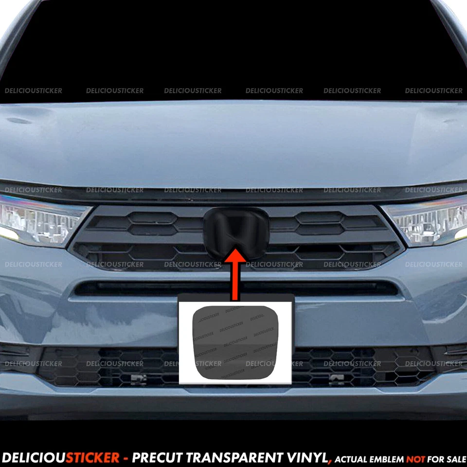 For Honda Odyssey 2018-2026 Tint Vinyl on Emblem PreCut Dark Smoke ppf Decal - Imagem 1 de 4