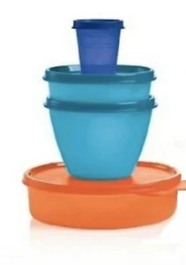 Tupperware Little Bit of Everything - 4 Pc. Bowl Set - Tupper Mini, Big Wonder - Picture 1 of 1