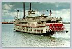Sternwheeler Natchez Steamboat New Orleans Louisiana Vintage Unposted Postcard