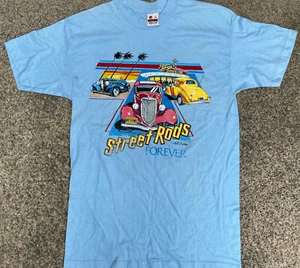 Vintage Herren Street Rods Forever T-Shirt Gr. M Signal Mega Auto Grafik 1986 - Bild 1 von 3