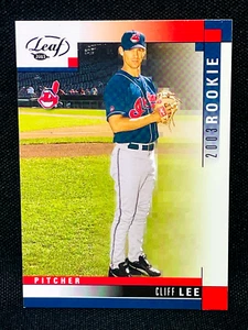 2003 Leaf Baseball - CLIFF LEE RC #274 - CLEVELAND INDIANS - Picture 1 of 2