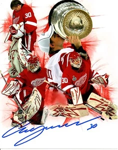 CHRIS OSGOOD DETROIT RED WINGS CUSTOM EDIT 8X10 AUTOGRAPHED SIGNED PHOTO COA - Picture 1 of 1