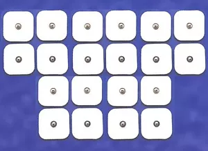 4 Tens Klebe Elektroden Pads Druckknopf Sanitas SEM 40 42 43 44 Beurer Gerät CE - Bild 1 von 1
