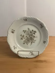 Mitterieich Bavaria Germany Silver Trim Bouquet Replacement Salad Plate 7 5/8" - Picture 1 of 3