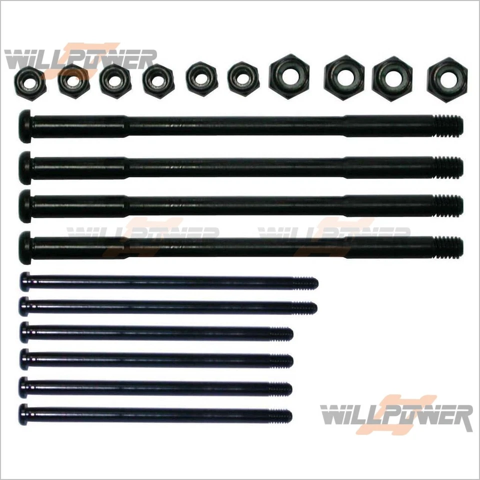 Special Arms Shaft (Full Set) #X1S-19 (RC-WillPower) HongNor NEXX8/X1CR/X2CRT - Image 1 of 1