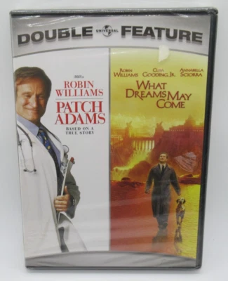 PATCH ADAMS / WHAT DREAMS MAY COME DOUBLE FEATURE 2-DISC DVD SET, ROBIN WILLIAMS - Image 1 of 2