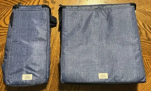 NEW Thirty-One Insulated Thermal Wine Lunch Cooler Bags Set Signature Collection - Picture 1 of 10
