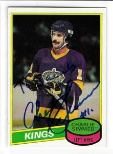 Charlie Simmer Signed 1980/81 Topps Card #240 Personalized To Jacob - Picture 1 of 1