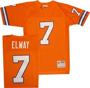 John Elway Denver Broncos Mitchell Ness 7354A Jersey Orange New Tags 48 XL - Picture 1 of 6