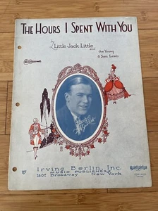 Vintage Sheet Music - The Hours I Spent With You - 1927 Ukulele Banjo Piano - Picture 1 of 9