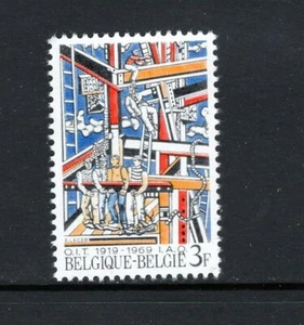 Bélgica 1969 TRABAJADORES DE LA CONSTRUCCIÓN POR F. LEGER, ART, TRABAJADORES DEL ACERO SC 721 MNH - Imagen 1 de 1