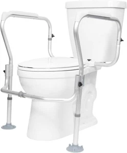 Vive Toilet Frame, Bathroom Safety Rail Non Slip for Seniors, Elderly - Picture 1 of 4