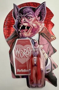 ! Super7 The Worst Valentines Reaction Figur Batula Pink Glow In The Dark MOC - Bild 1 von 8