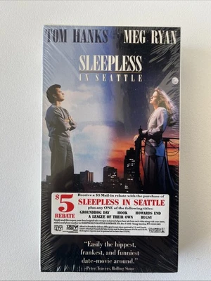 Sleepless In Seattle (VHS, 1993) Tom Hanks - NEW SEALED - Image 1 of 4